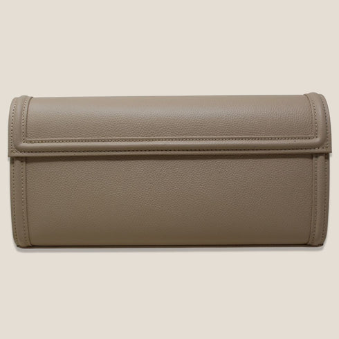 90 Feet Kaya Clutch Bag in Premium Genuine Leather (Beige)